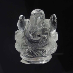 Lab Tested 30.000 Gram Natural Crystal Shree Ganesha Idols