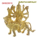 Brass Durga 433 Gram 9.5 CM