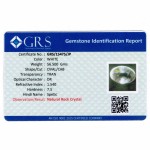 Lab Tested 56.500 Gram Natural Crystal Baan Ling + Brass Stand 