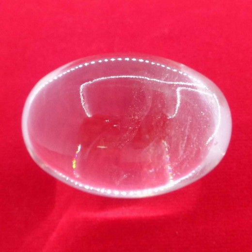 Lab Tested 56.500 Gram Natural Crystal Baan Ling + Brass Stand 