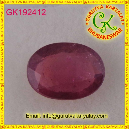 Ratti:5.50(4.97ct) Natural Ruby (Manik)