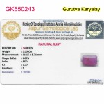 Ratti:6.13(5.53ct) Natural Ruby (Manik)