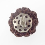 24.25mm - 5 Mukhi Nepali Rudraksha In Silver Pendant 